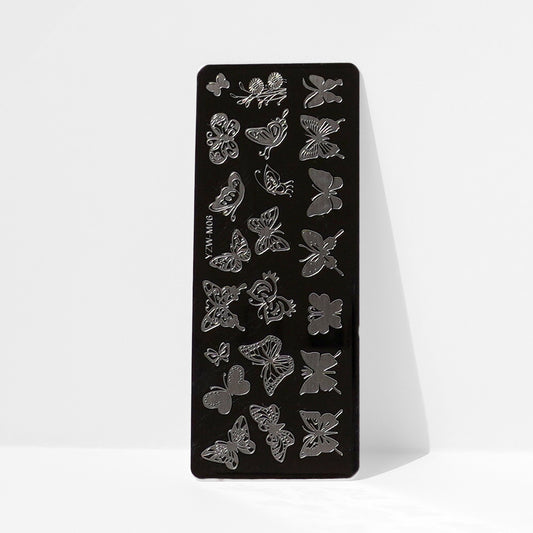 stamping plate - butterfly m06